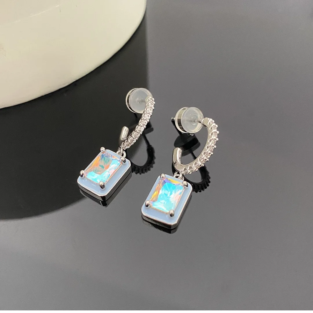 

Aurora small rock серьги в виде сахара Luo Ying аналогисветильник роскошный сладкий высокий текстурный гвоздик