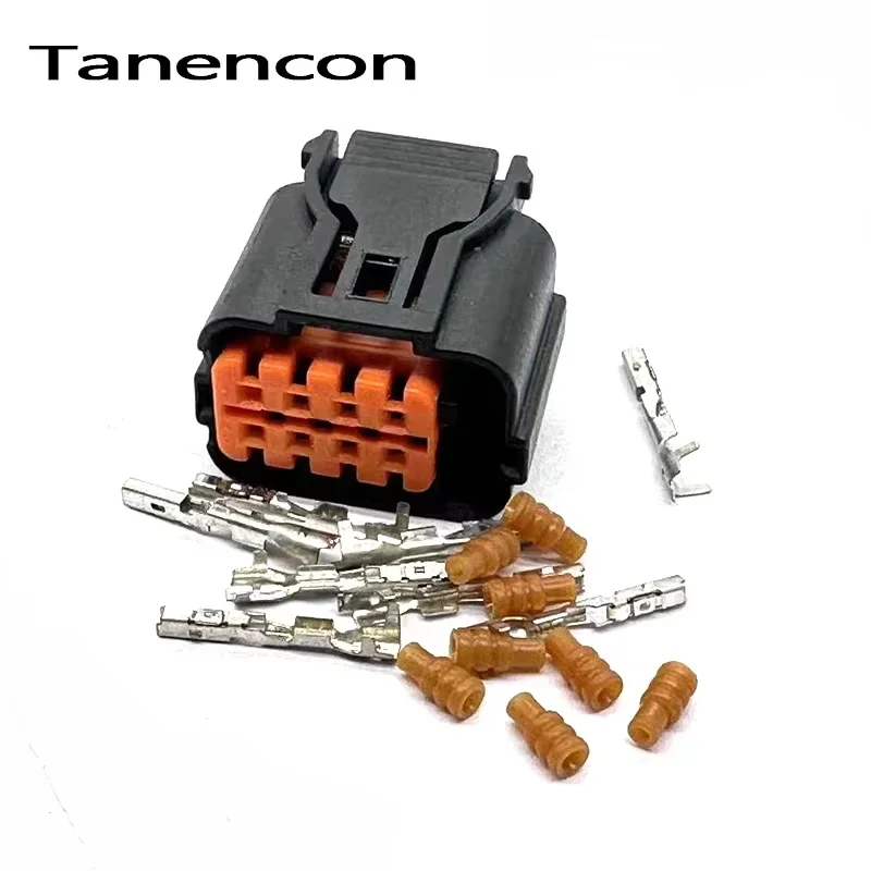 

1 комплект, 8-контактный автомобильный водонепроницаемый электрический жгут проводов, разъем переднего бампера, радар, гнездовой разъем для Elantra HP285-08021