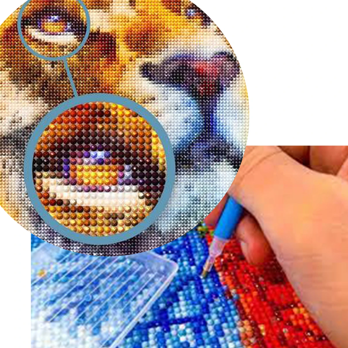 

Make Your Own Custom Diamond Painting by Numbers for Adults Beginners Art Kit Personalised Diamond Painting