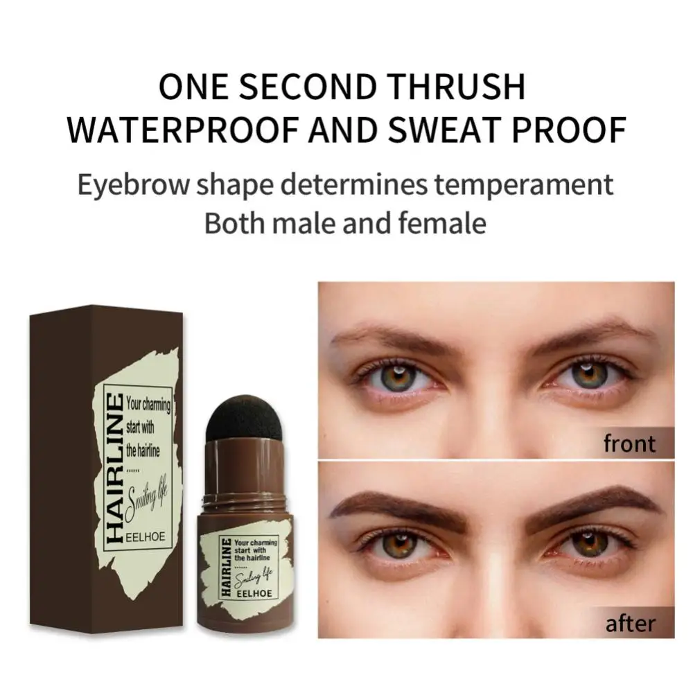 

One Step Brow Stamp Shaping Kit Waterproof Long Lasting Eyebrow Stick Hair Line Natural Eye Brow Makeup Cosmetic Tool