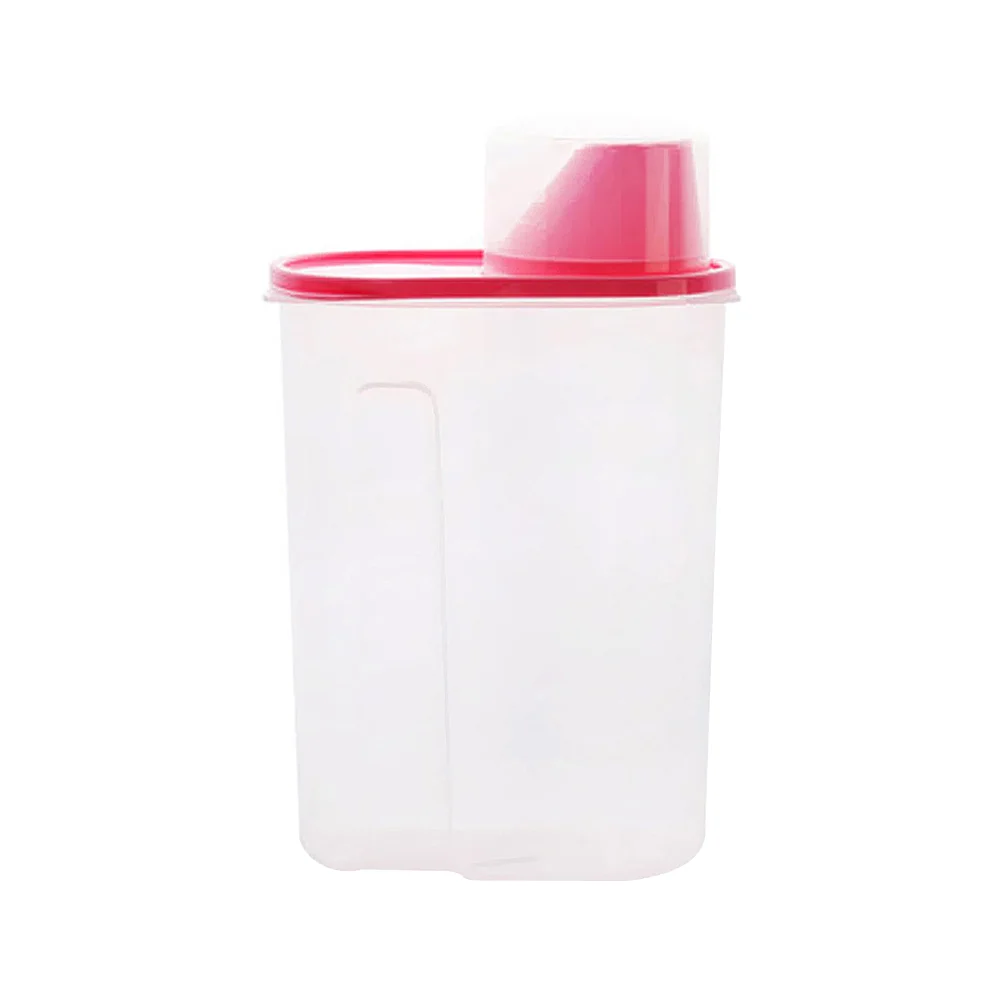 

Storage Containers Container Cereal Clear Grains Beans Airtight Dry Rice Bin Dispenser