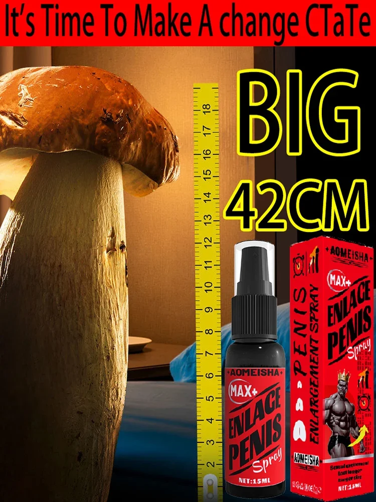 Мужское стойкое 60-минутное масло для увеличения пениса спрей задержки секса