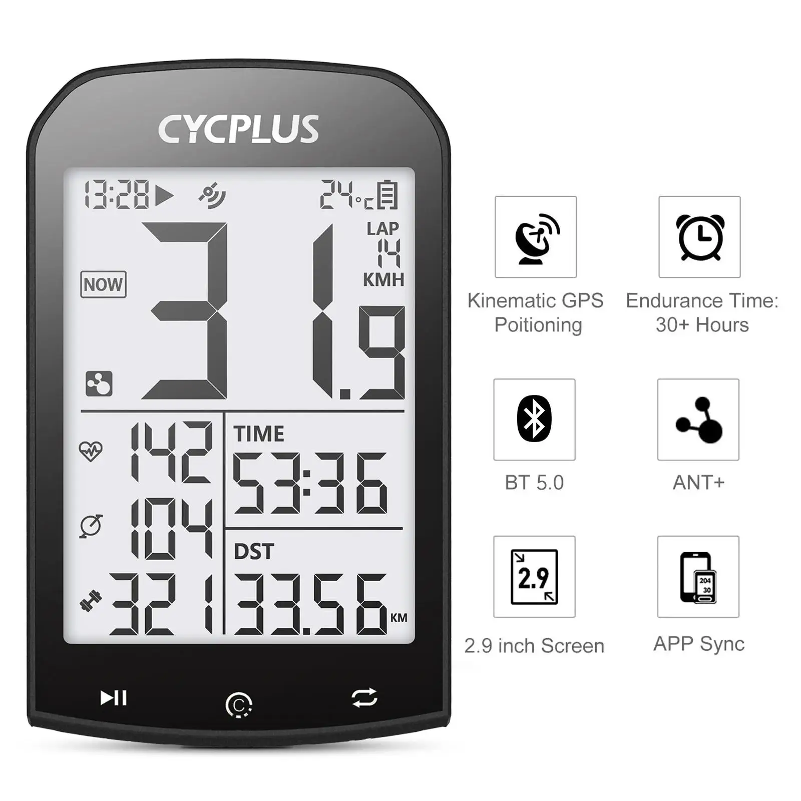 CYCPLUS M1 GPS велосипедный компьютер спидометр Bluetooth 5 0 ANT + Ciclismo измеритель скорости