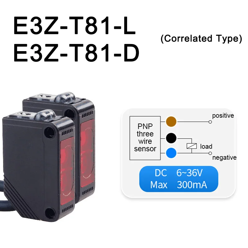 

Фотодатчик CNMAWAY E3Z-D61 DC12-24V