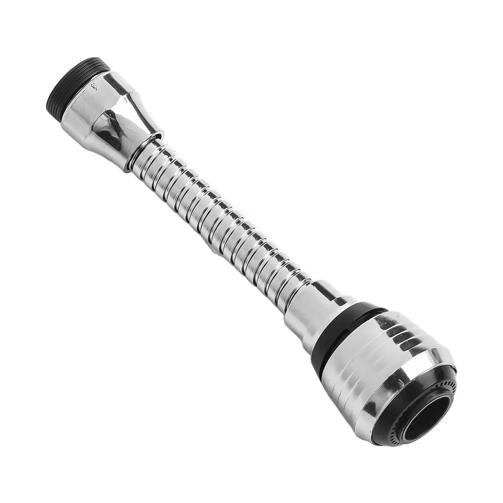 360 °   Гибкий удлинитель для смесителя, гибкий смеситель для кухонной раковины, распылительная головка, материал: нержавеющая сталь + АБС-пластик, серебристый цвет