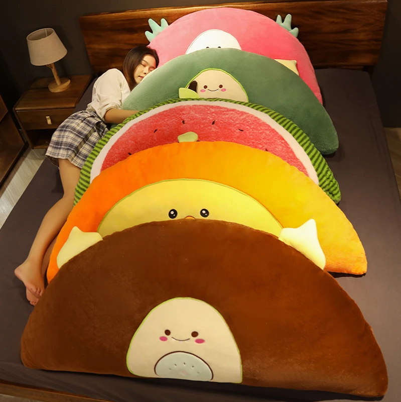 

Semicircle Fruit Cushion Plush Toy New Cute Fashion Creative Cartoon Doll Appease Doll Children Holiday Birthday Exquisite Gift