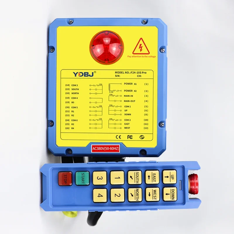 F24-10S Pro 2T и 1R высококачественный односкоростной универсальный поворотный кран