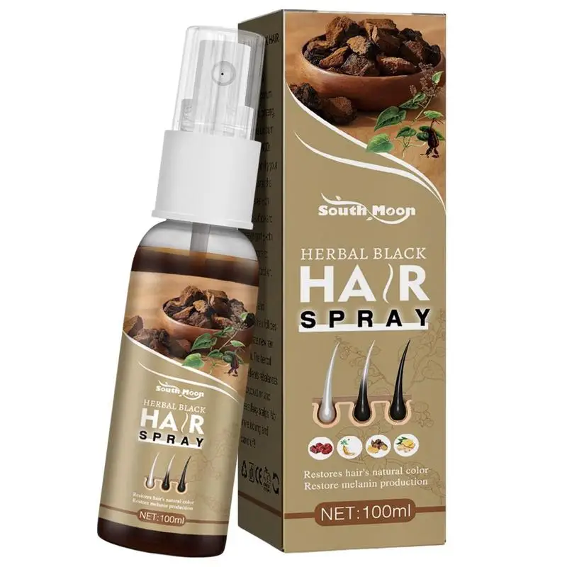 For Women Natural Herbal Hair Nourishing Spray Root Cover Up Gray Concealer Spray For Fuller Thicker Hair Grow