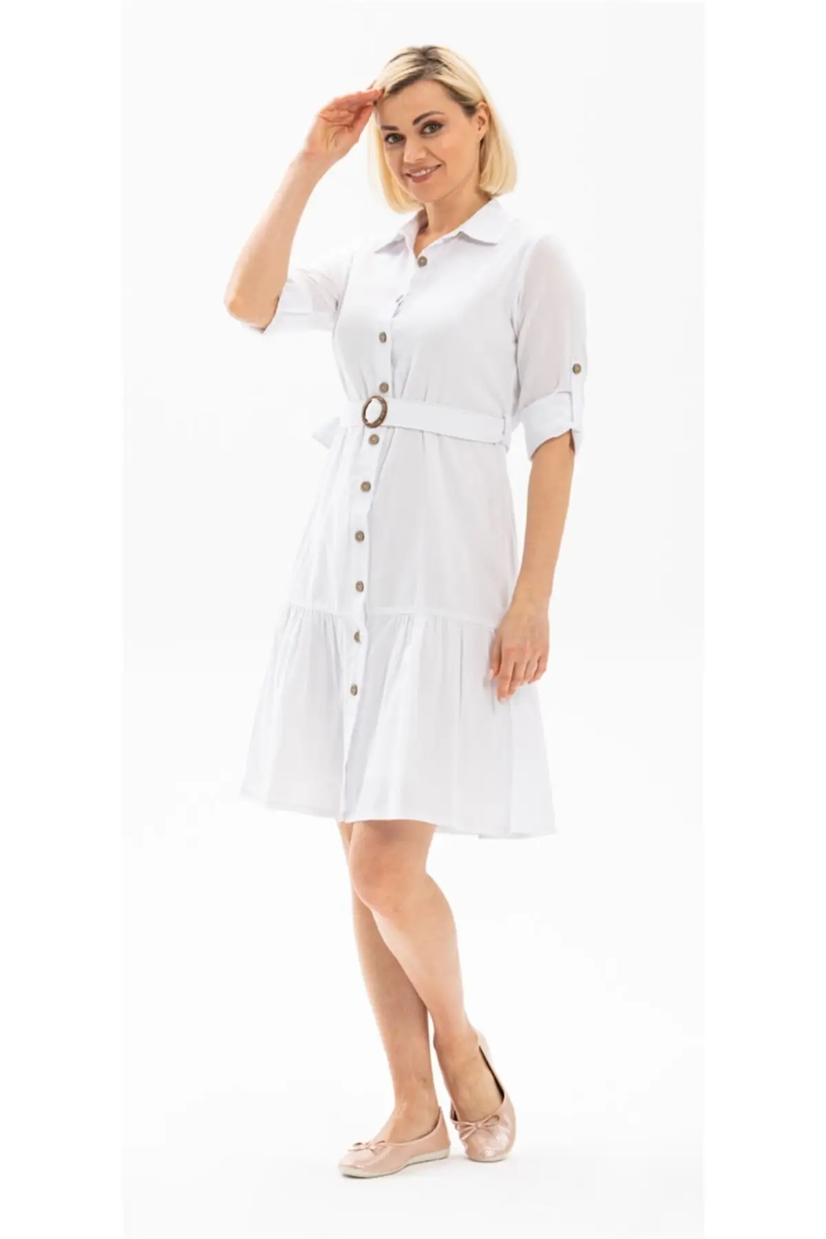 

Special 100% Organic English Cotton Shilla Cloth Vintage Ethnic Bohemian Short Daffodil Dress