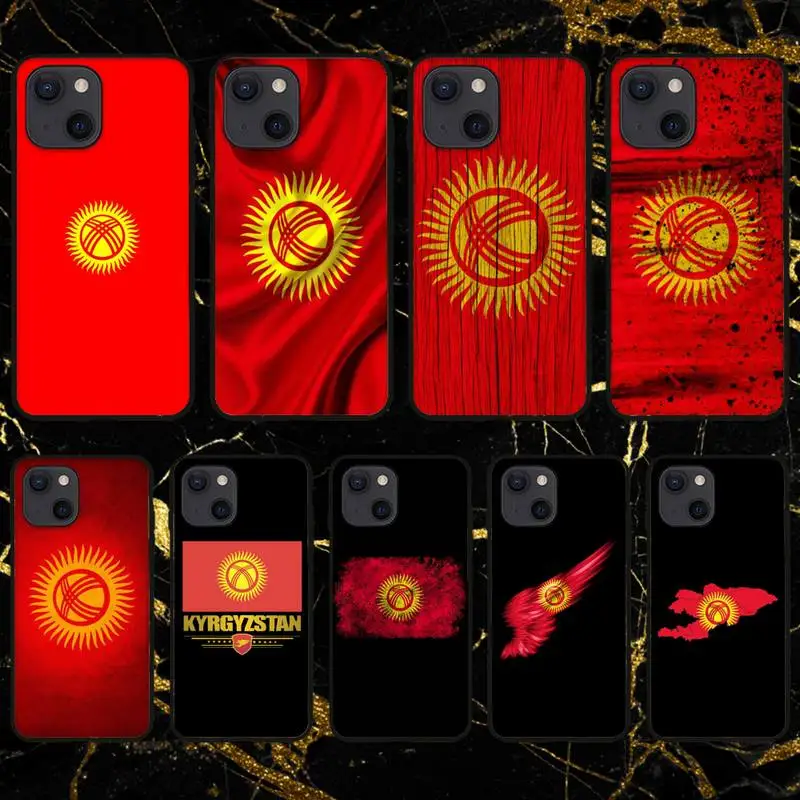 Kyrgyzstan flag Phone Case For iPhone 11 12 Mini 13 Pro XS Max X 8 7 6s Plus 5 SE XR Shell | Mobile Cases &amp Covers