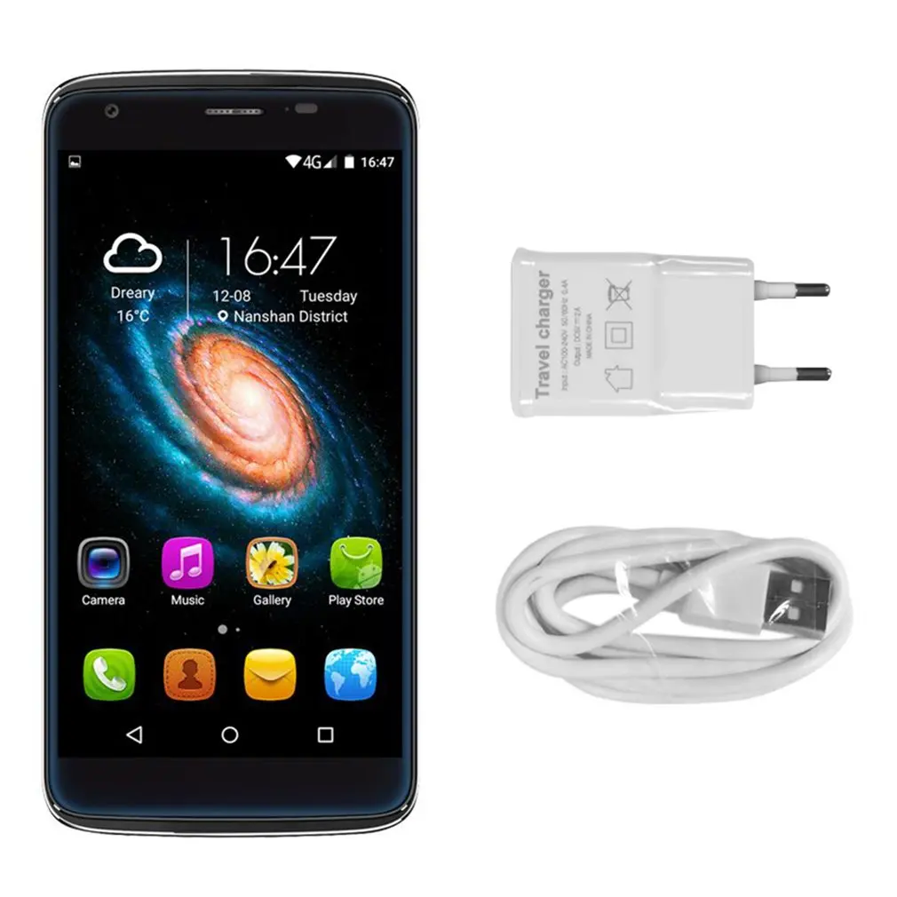 

DINGDING Heat8 4G 5.5 Inch 720*1280 HD Touch Screen Display Smart Phone Quad Core 2GB + 16GB Phone For Android