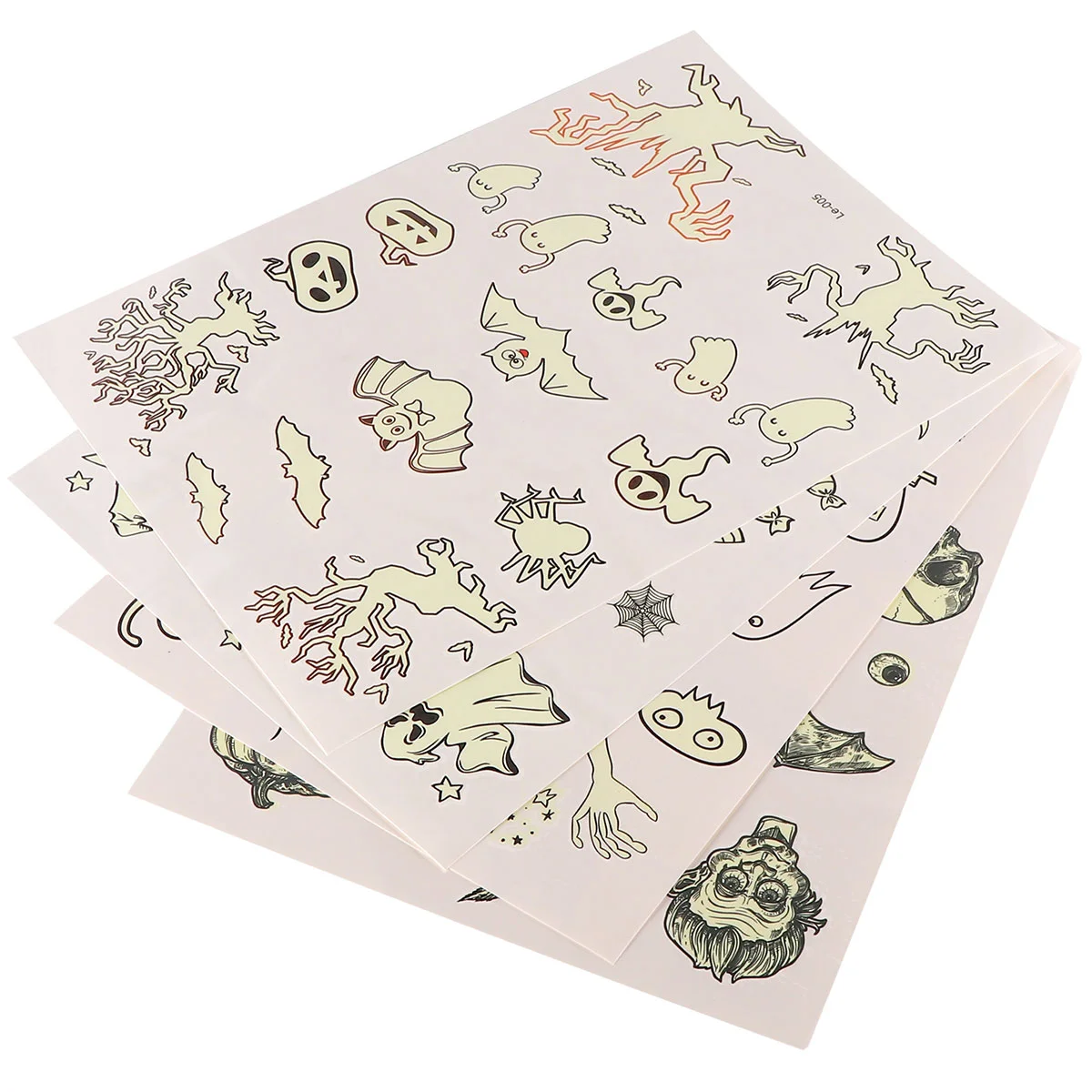 

Stickerstemporary Luminousbag Party Cosplay Tatto Bat Spider Fake Removable Stickerfillers Kids Parties Darkglow Body Face Props