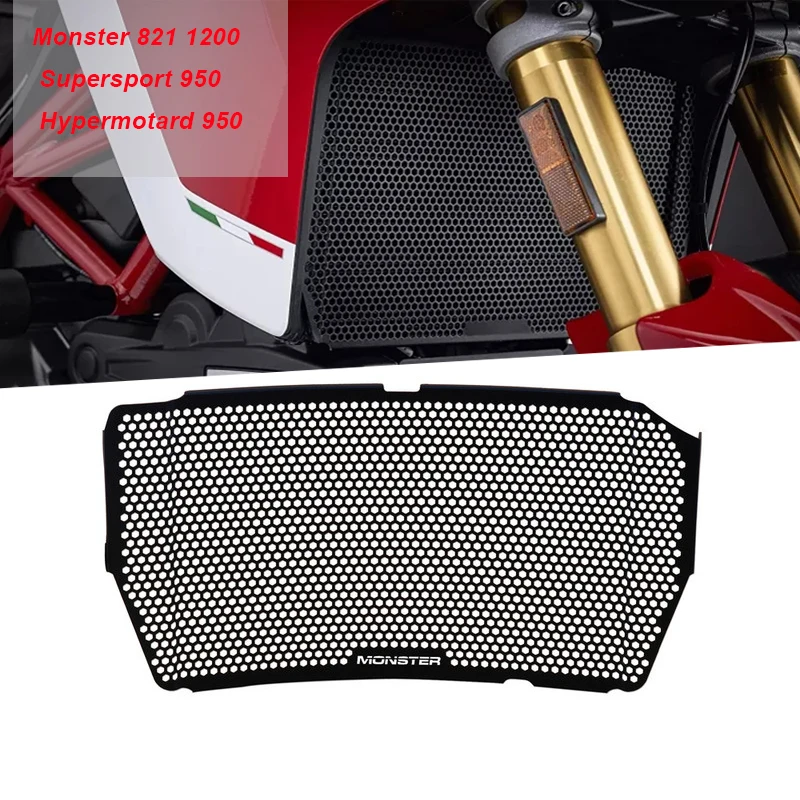

For DUCATI Monster 821 1200 Supersport 950 Hypermotard 950 DIAVEL 1260 Motorcycle Radiator Grille Cover Guard Protector