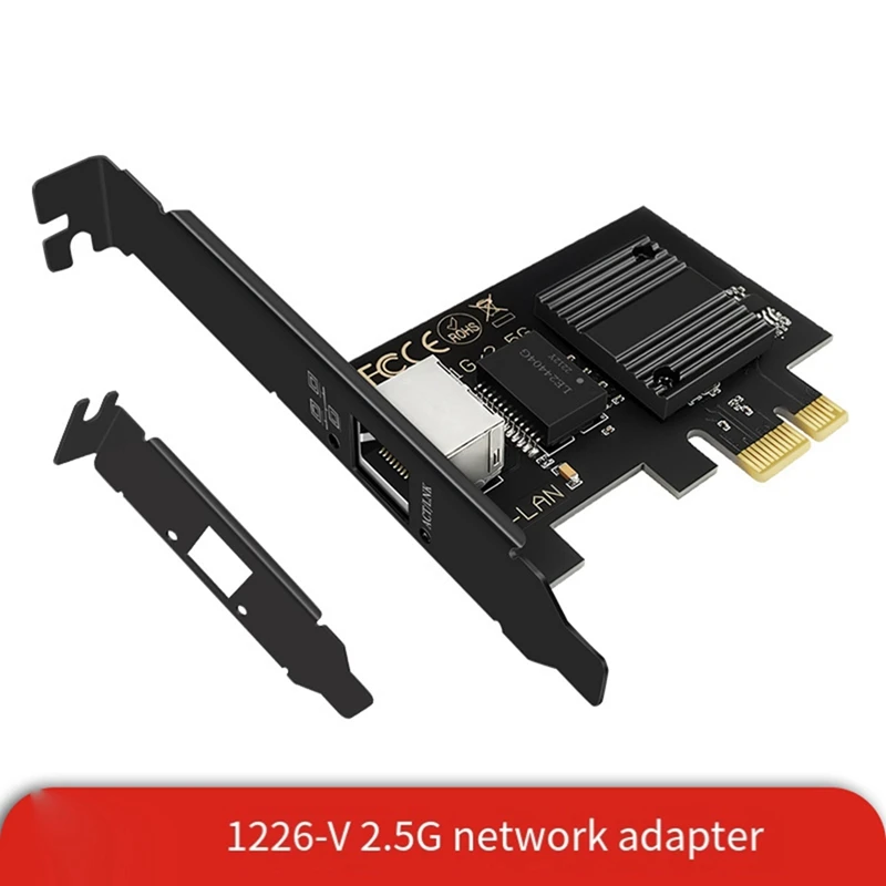 Запасные части для ПК: Проводная сетевая карта I226V с одним портом