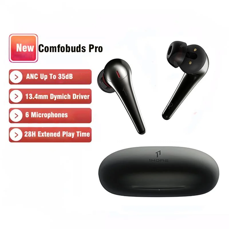 Combobods-auriculares inalámbricos Pro es901 ANC TWS, por Bluetooth 5,0, 6 micrófonos, cancelación activa de ruido, 35dB