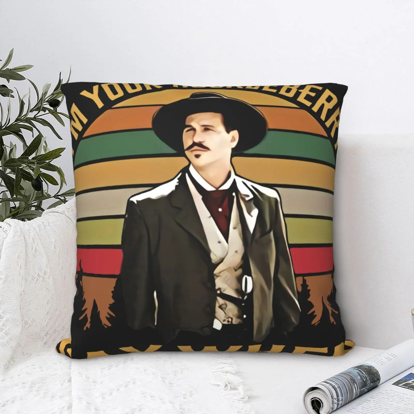 

Чехол с надписью «Doc Holliday надгробие I Your Pillow», чехол с рисунком из аниме, чехол для подушки, Наволочки, чехол для подушки на кровать