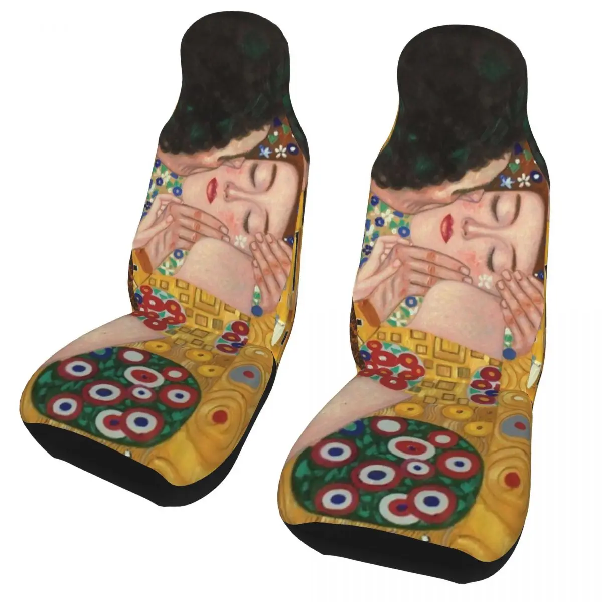 

2 шт., автомобильные чехлы на сиденья автомобиля «The Kiss By Gustav Klimt»