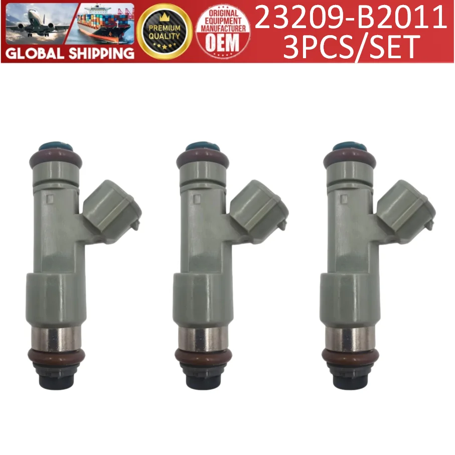 Фото Топливные форсунки 23209-B2011 (1/3 шт.) для Daihatsu Hijet S201 S211 Mira Esse Move L175 L235 # 23250-B2011 №1