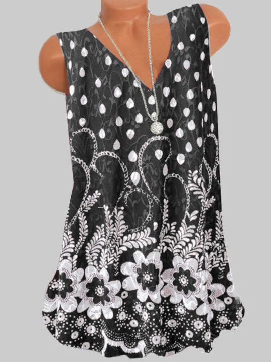 Майка женская с цветочным 3D принтом модная уличная одежда топ без рукавов