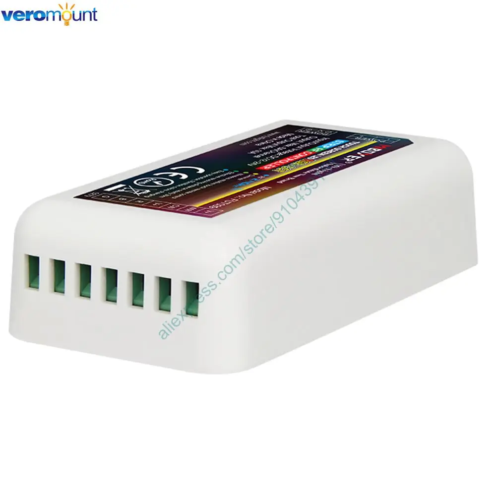 FUT039 Контроллер светодиодных лент MiBoxer RGBCCT DC12-24V Поддержка 4-зонного 2 4G RF