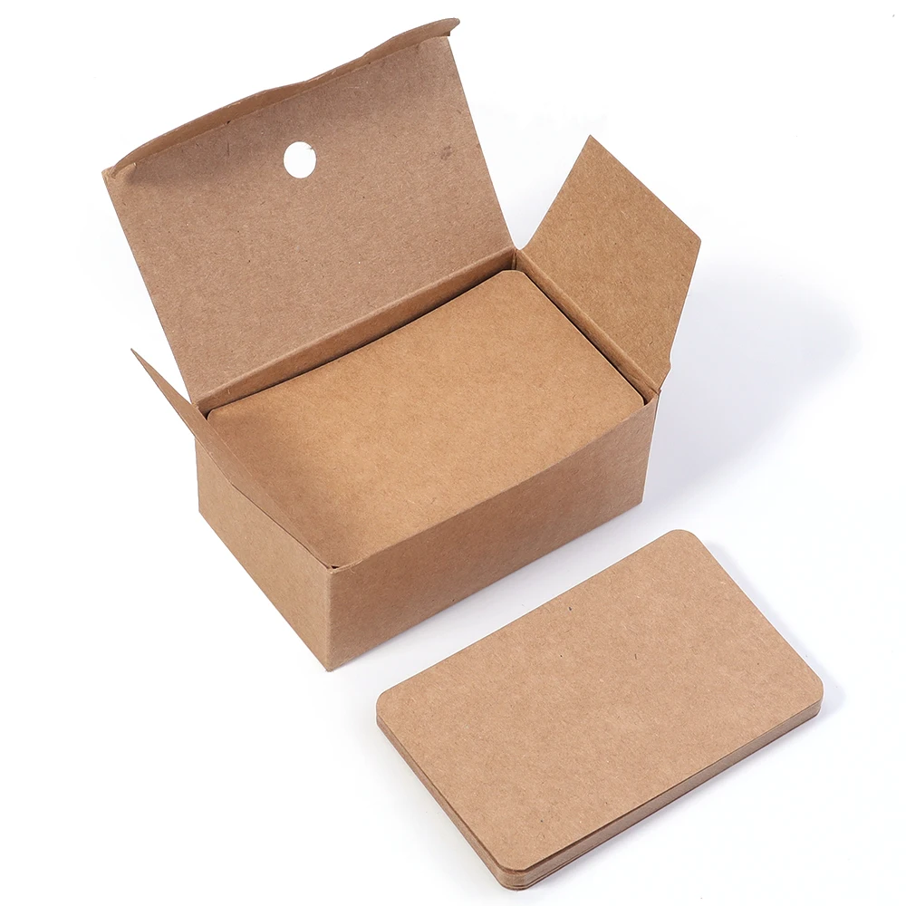 

Цветные картонные карточки из крафт-бумаги