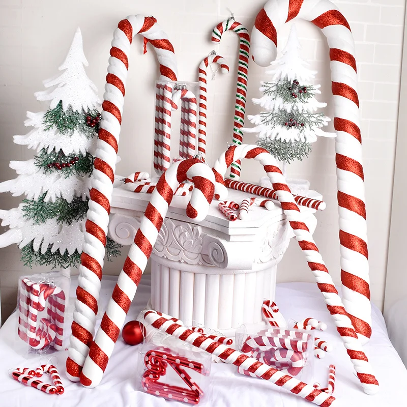 

6pcs Inflatable Christmas Sticks Lollipop Balloon Merry Christmas Decoration For Home Christmas Ornaments Outdoor Decorat