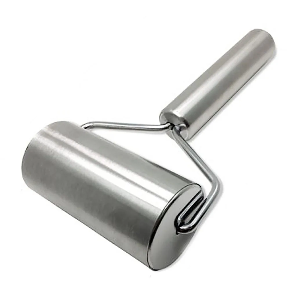 

Пицца печенье из нержавеющей стали, инструмент для приготовления теста, ролик для теста, скалка для приготовления, многофункциональная пас...