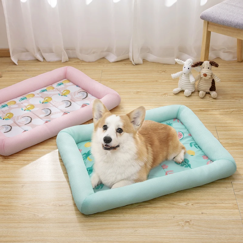 Summer Cooling Pet Bed Dog Kennel Breathable Summer Ice Cat Sleeping Mats High Quality Small and Medium Dog Nest Products Perro