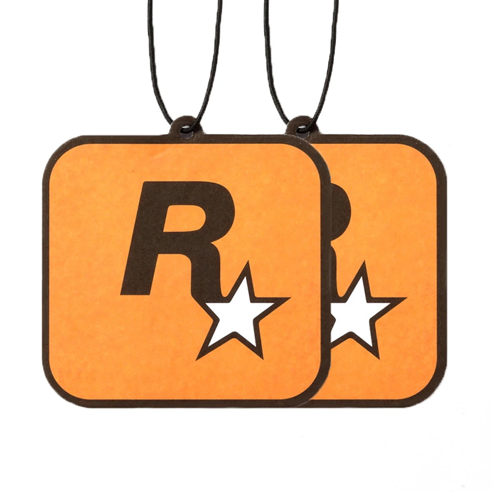 

2 шт., ароматические таблетки для автомобиля Rockstar, подвеска для салона автомобиля, освежитель воздуха, ароматерапия, эфирное масло, подвесное украшение