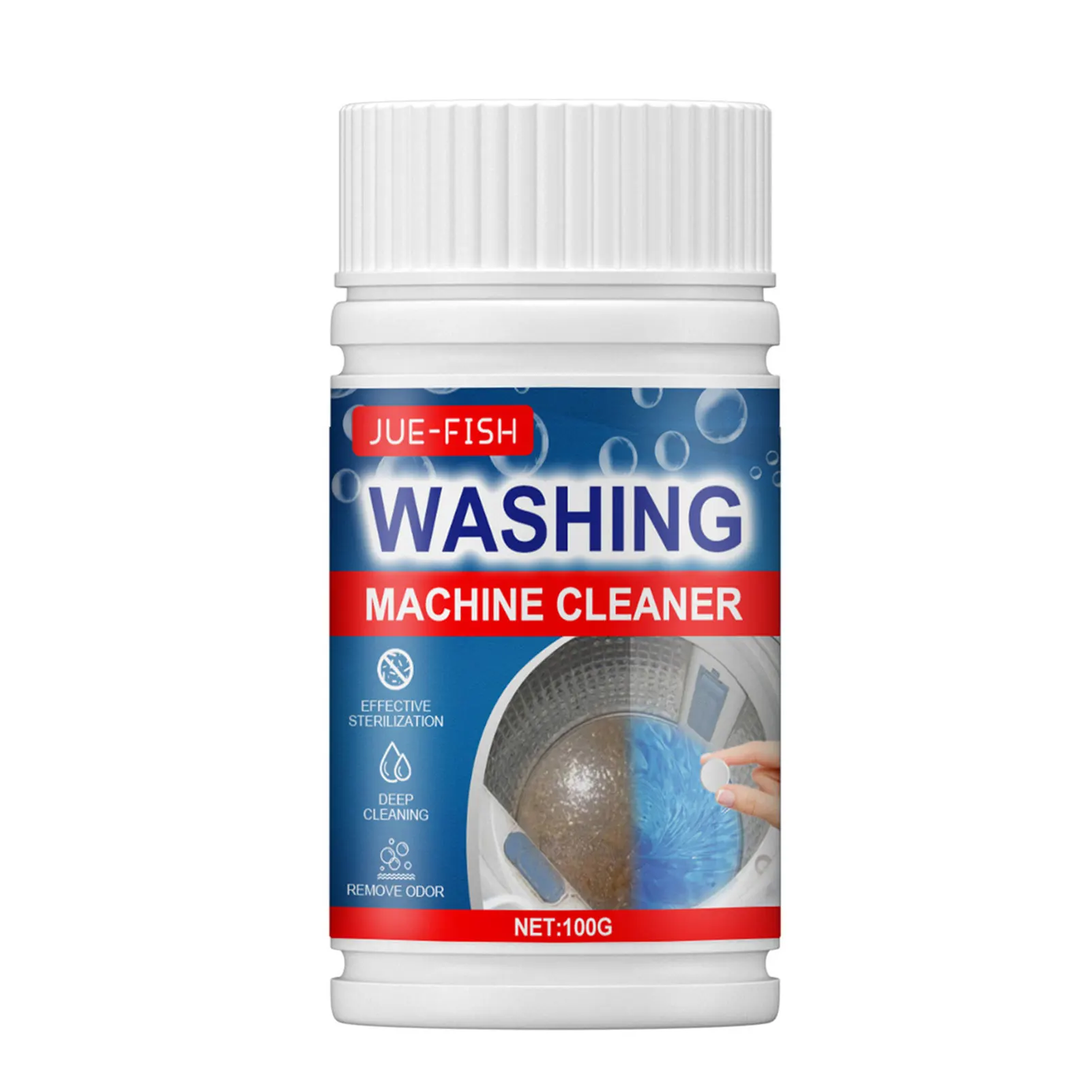 

New Washing Machine Cleaner Effervescent Tablets Deep Cleaning Washer Deodorant Remove Stains Small Detergent Dropshipping