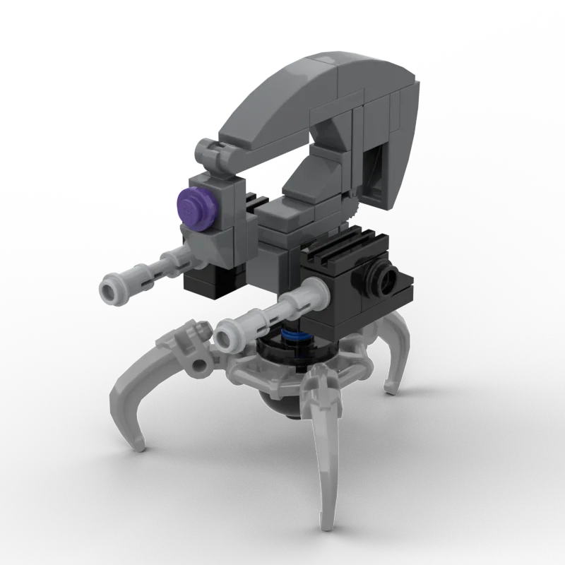 Конструктор MOC Military летающий мотоцикл робот-паук модель военного самолета