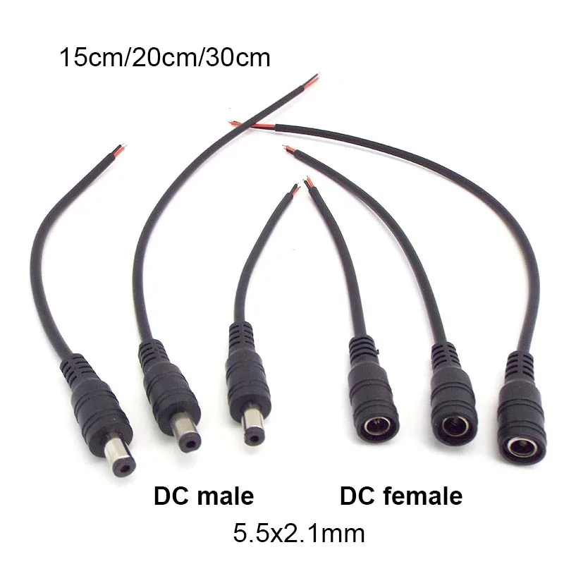

Кабель питания QvvCev A221181/A221182 12В 5.5x2.1мм