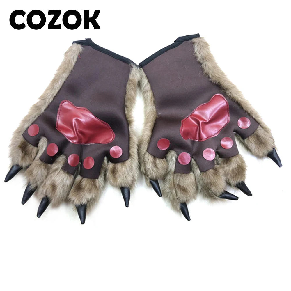

COZOK Horror Halloween Skull Gloves Ghost Festival Werewolf Wolf Bear Claw Beast Gloves Party Halloween Costumes Accessories