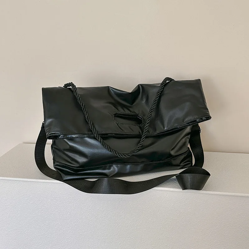 

Simple Leisure Large-capacity Tote Bag Female 2023 New Commuter Simple Big Bag Student One-shoulder Messenger Bag in Class