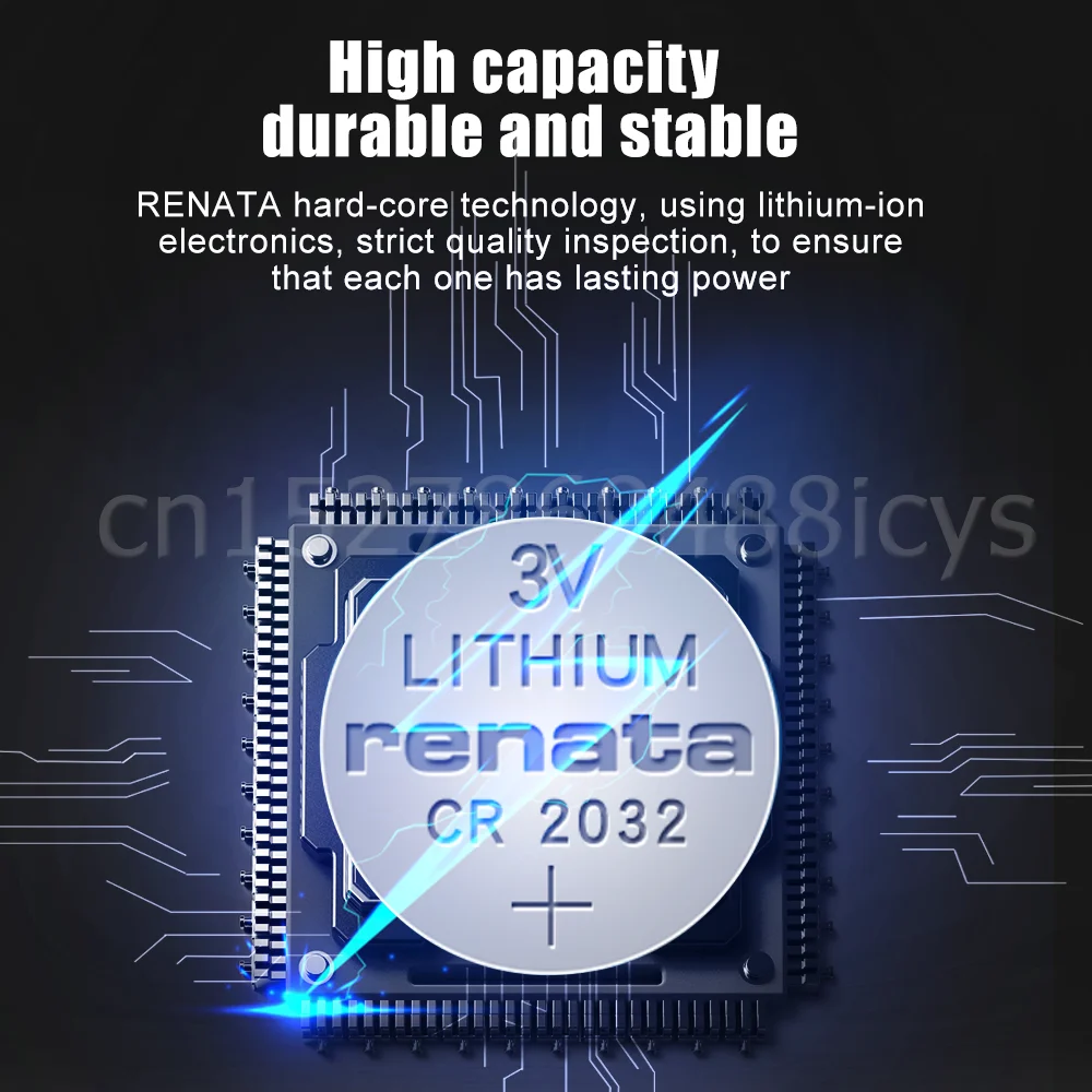 1-5 шт. литиевая батарейка RENATA CR2032 CR 2032 3 в |