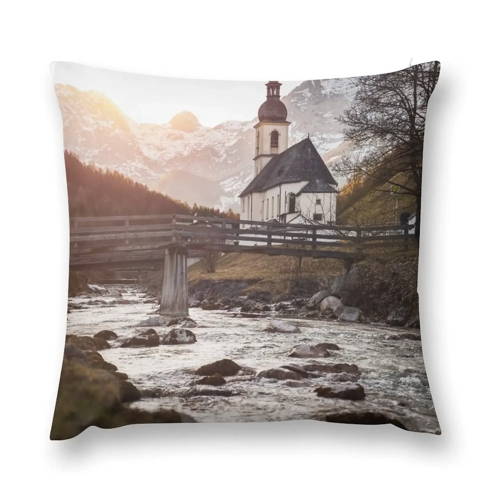 Ramsau-Berchtesgaden декоративная подушка эстетическая для сидения рождественская