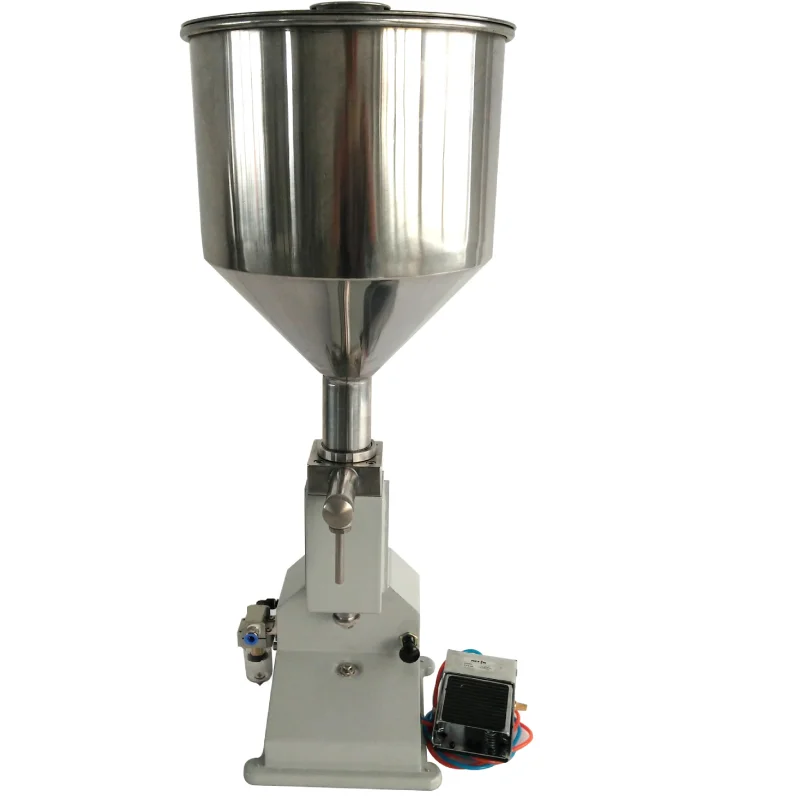 

A02 Filling Machine Cheap Price A02 10-100ml Pneumatic Cream Filling Machinery Cosmetic and milk package filling Machine