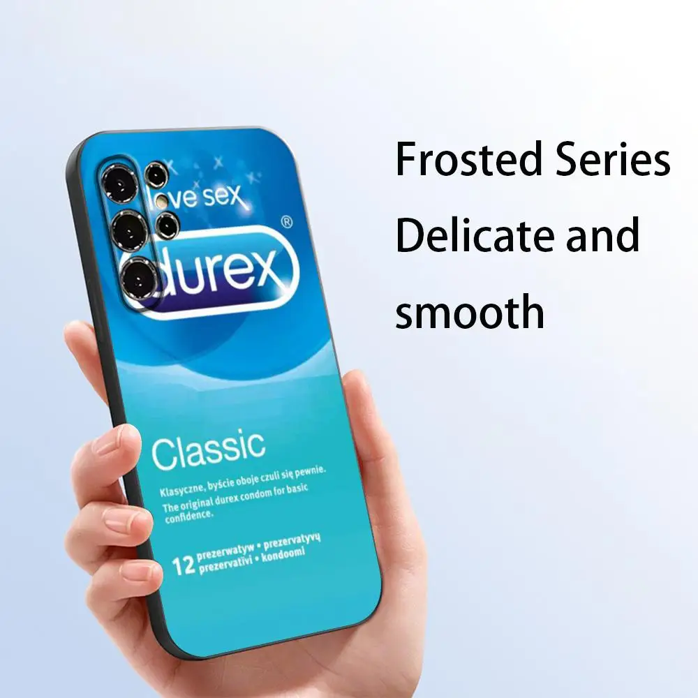 Фото Забавный чехол для телефона с рисунком D-durexs для Samsung Galaxy S26 S25 S24 S23 S22 S21 Plus Ultra Note20, мягкий черный №5