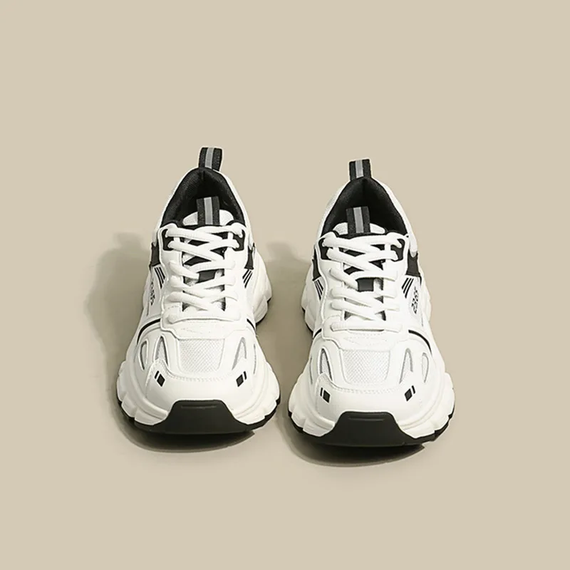 

Кроссовки женские сетчатые, удобная повседневная обувь на толстой подошве, Легкие беговые кеды, теннисные кроссовки, белые, 2022