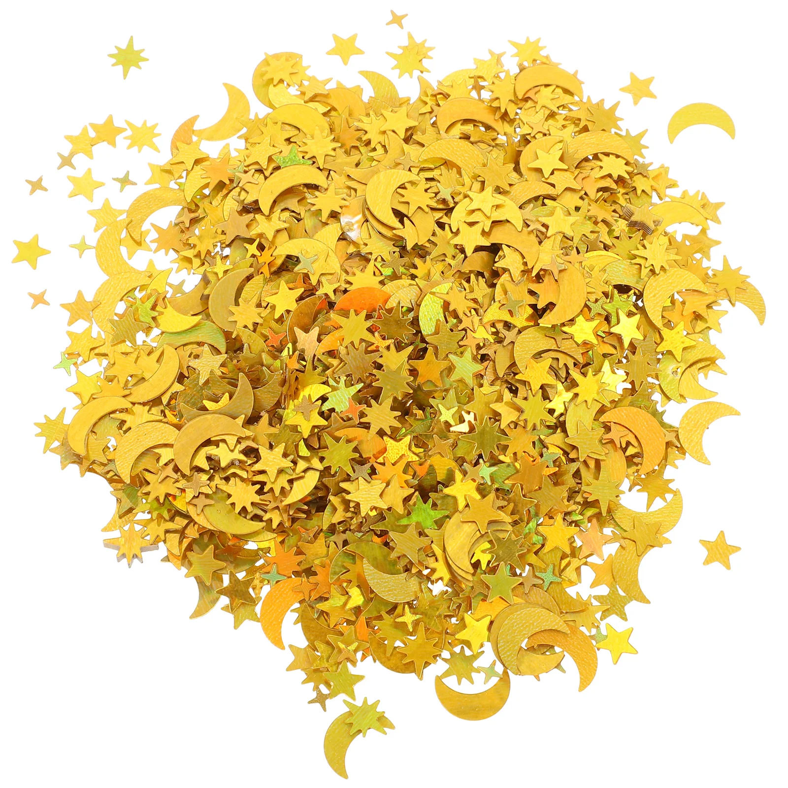 

Стол, звезда, луна, Блестящие Блестки, бумага для дня рождения, металлические декоративные поделки, тематический Декор, переливающийся мерц...