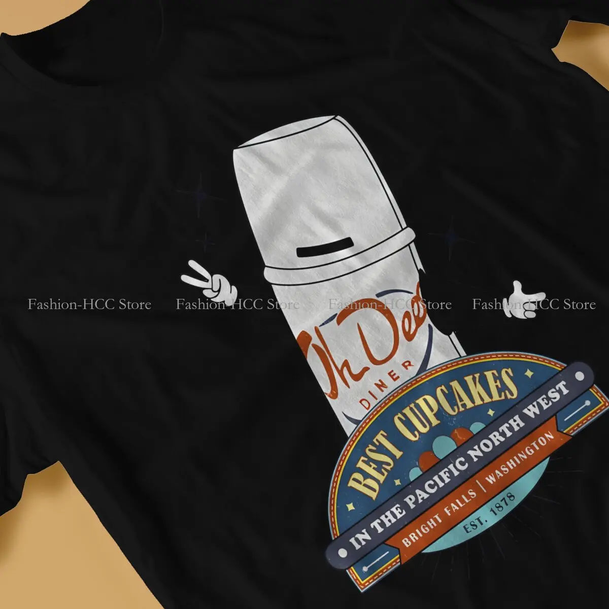 Футболка мужская с круглым вырезом из полиэстера