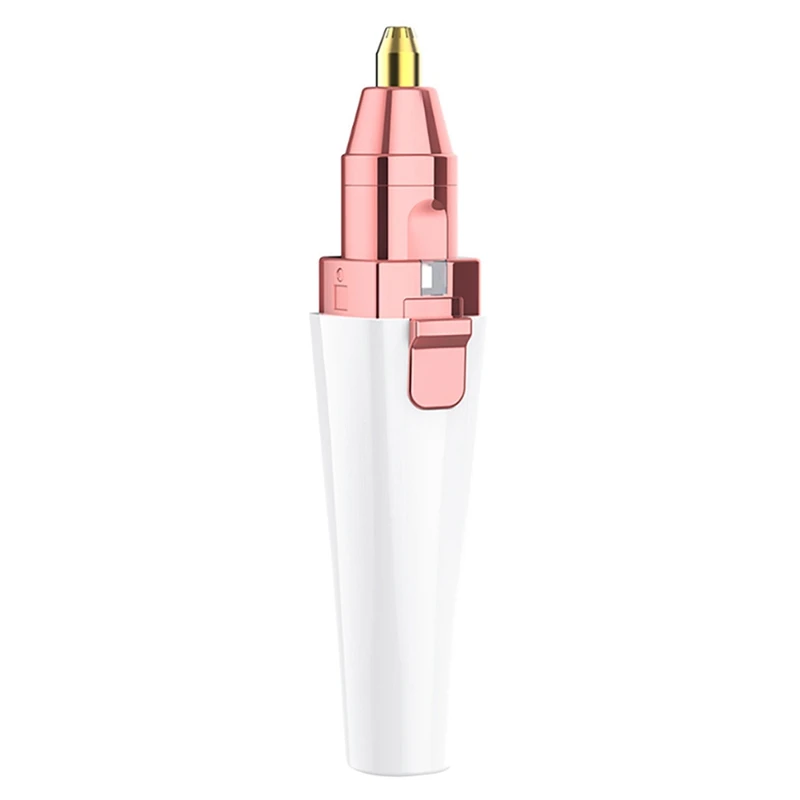 

Women's Hair Remover 2 In 1 Eyebrow Hair Remover Body Facial Hair Removal Painless Effective USB Rechargeable Shaver