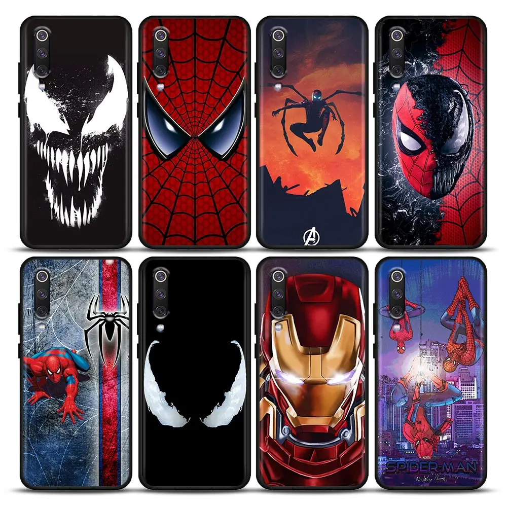 

Marvel Phone Case for Xiaomi Mi A2 8 9 SE 9T 10 10T 10S CC9 CC9E Note 10 Lite Pro 5G Silicone Case Cover Anime Marvel HEROS