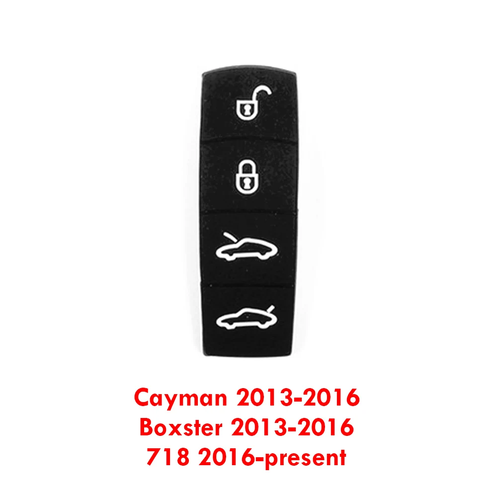 

Кнопка корпуса автомобильного ключа, замена для porsche 9YA Cayenne 971 Panamera, сменная резиновая кнопка, кнопки, откидной корпус дистанционного ключа