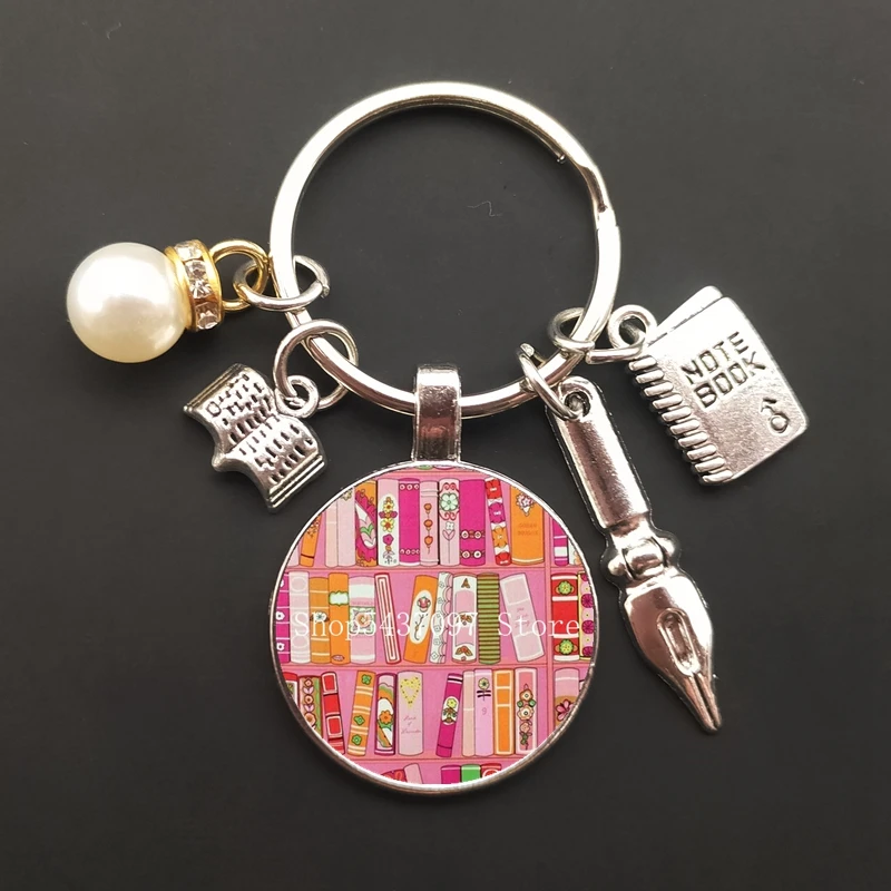 Брелок для ключей в стиле ретро ретро-книга с фото пар ювелирных изделий сумок