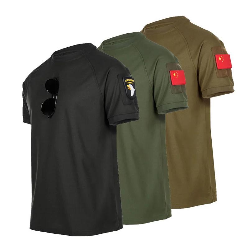

Men Army Military Tactical Camping Trekking Fishing Climbing Quick Dry T-Shirt Summer Fast Dry Pullerover Oversize Tees Pant2022