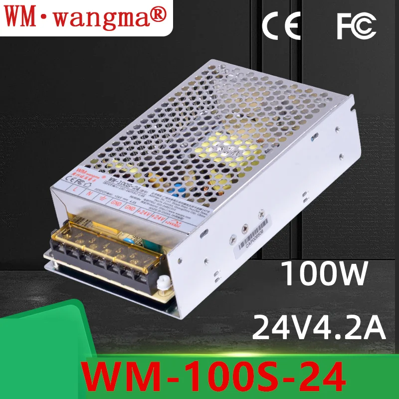 

Original New Switching Power Supply For WANGMA 24V4.2A 48V2.2A 12V8.5A 100W Power Supply WM-100S-24 WM-100S-48 WM-100S-12