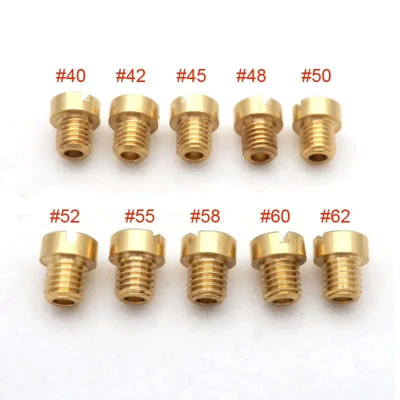 

Упаковка из 10 шт. основная струя карбюратора M6 M5 с резьбой 6 мм 5 мм для DellOrto BGM Motoforce, форсунка карбюратора, размер 50-200