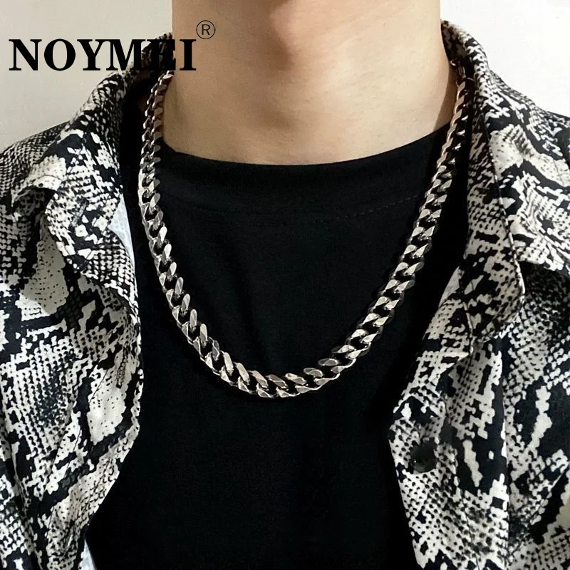 

NOYMEI European American Titanium Steel Necklaces Trampoline Lovers Men Fade Chains Hip-hop Punk Style WA1864