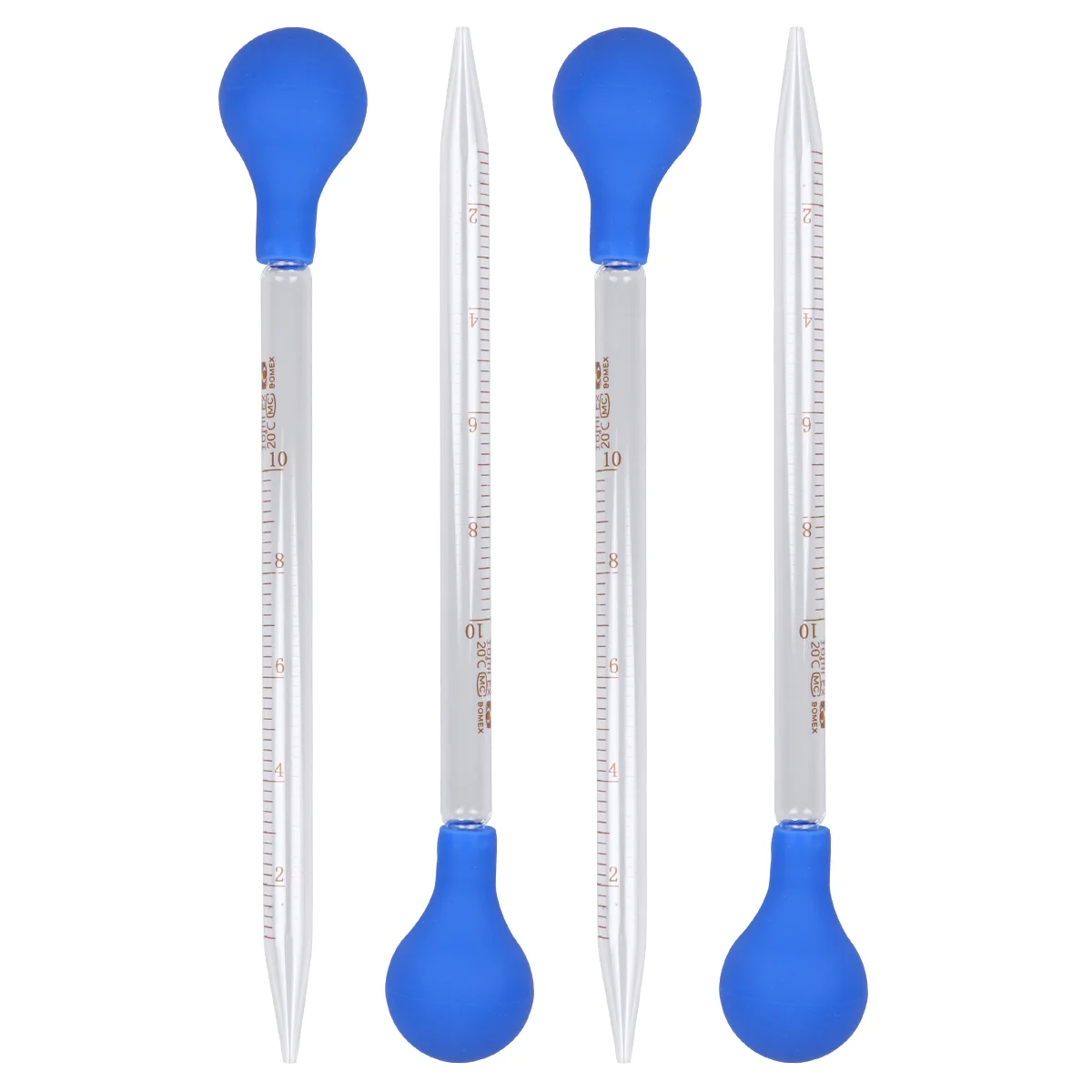 

4Pcs Droppers glass dropper eye dropper pipette dropper for Home Office